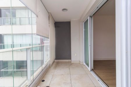 Sala - Varanda de apartamento para alugar com 1 quarto, 47m² em Campo Belo, São Paulo