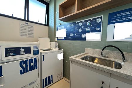 Apartamento para alugar com 46m², 1 quarto e 1 vaga Apartamento para alugar com 46m², 1 quarto e 1 vagaLavanderia