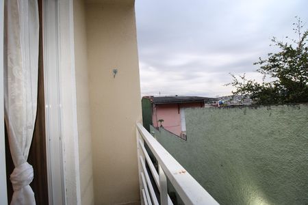 Varanda da Suíte 1 de casa de condomínio à venda com 2 quartos, 58m² em Vila Carmosina, São Paulo