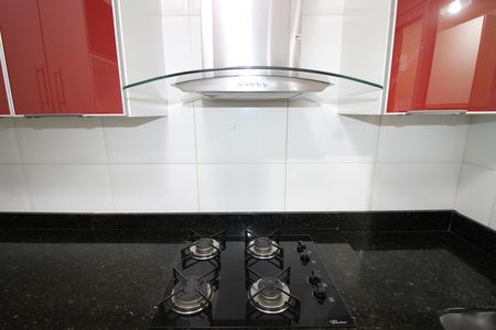 Cozinha de casa de condomínio para alugar com 2 quartos, 58m² em Vila Carmosina, São Paulo