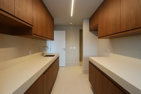 cozinha de apartamento para alugar com 3 quartos, 184m² em Real Parque, São Paulo