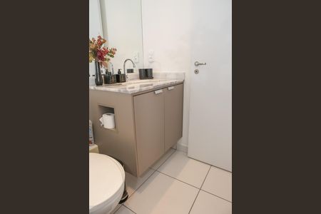 Apartamento à venda com 35m², 1 quarto e sem vagaBanheiro da Suíte