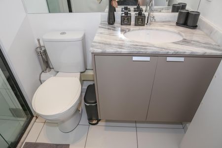 Apartamento à venda com 35m², 1 quarto e sem vagaBanheiro da Suíte