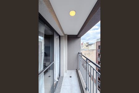 Varanda da Sala de kitnet/studio para alugar com 1 quarto, 28m² em Liberdade, São Paulo