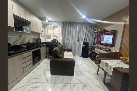 Sala/Cozinha de apartamento para alugar com 2 quartos, 41m² em Jardim Gilda Maria, São Paulo
