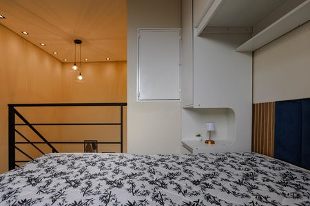 Studio para alugar com 30m², 1 quarto e sem vaga Studio para alugar com 30m², 1 quarto e sem vagaDormitório