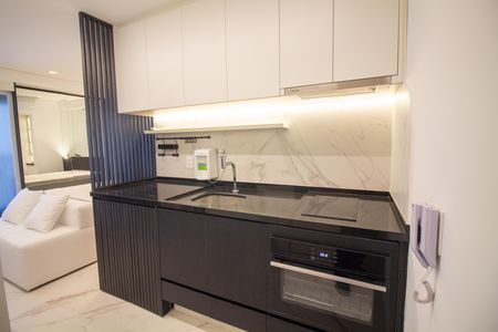 Studio para alugar com 30m², 1 quarto e sem vaga Studio para alugar com 30m², 1 quarto e sem vagaCozinha