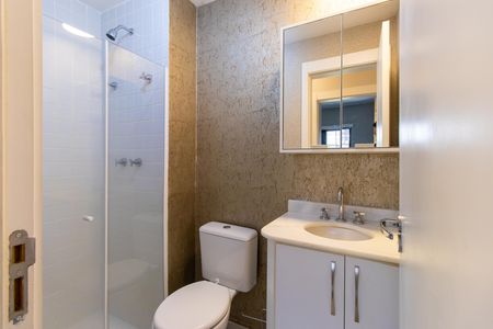 Apartamento para alugar com 58m², 2 quartos e 1 vaga Apartamento para alugar com 58m², 2 quartos e 1 vagaBanheiro Social