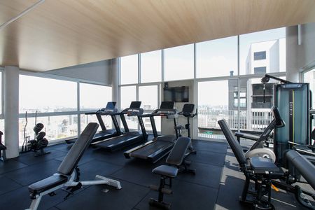Área Comum - Academia de apartamento para alugar com 1 quarto, 80m² em Jardins, São Paulo