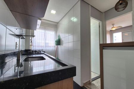Cozinha de apartamento para alugar com 2 quartos, 45m² em Jardim Icaraí, Campinas