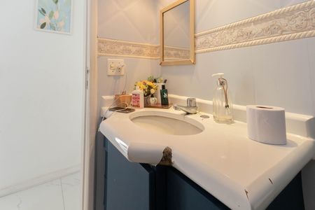 Banheiro Social de apartamento para alugar com 3 quartos, 90m² em Jardim Leonor Mendes de Barros, São Paulo
