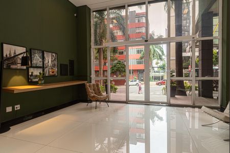 Área comum - Hall Social de apartamento para alugar com 1 quarto, 34m² em Santa Cecilia, São Paulo