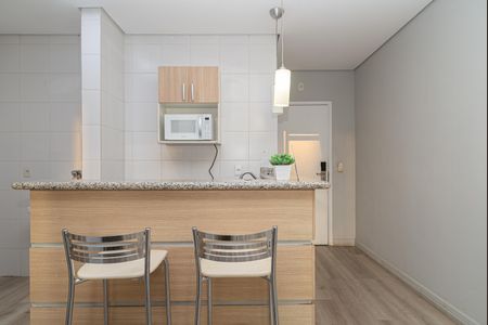 Cozinha de apartamento para alugar com 1 quarto, 34m² em Santa Cecilia, São Paulo