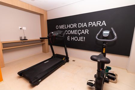 Área comum - Academia de apartamento para alugar com 1 quarto, 24m² em Parque Industrial Tomas Edson, São Paulo
