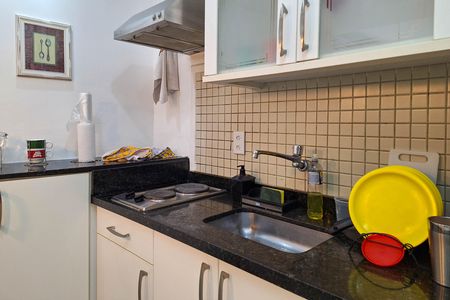 Cozinha de apartamento para alugar com 1 quarto, 58m² em Camboinhas, Niterói