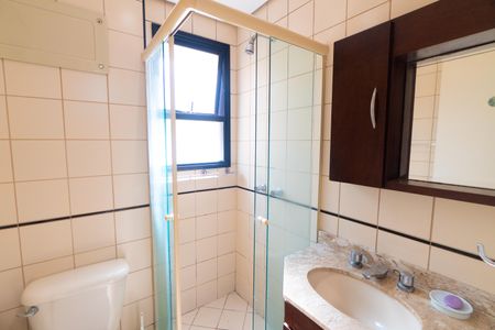 Banheiro de apartamento para alugar com 1 quarto, 28m² em Vila Monte Alegre, São Paulo