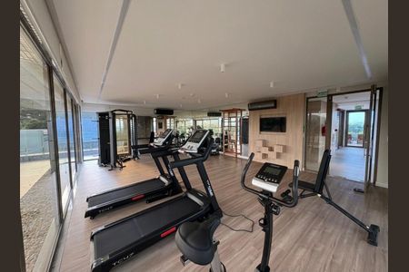 Área externa de kitnet/studio para alugar com 1 quarto, 79m² em Campeche, Florianópolis