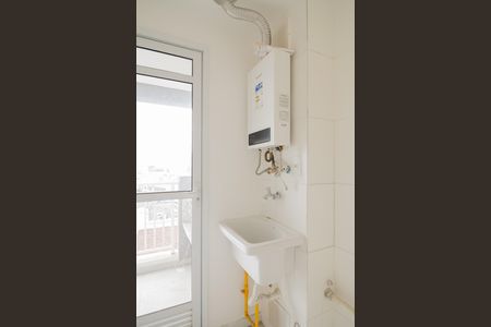 Área de serviço de apartamento para alugar com 2 quartos, 49m² em Vila Esperança, São Paulo