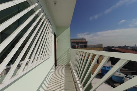 Sacada do Quarto 2 de casa para alugar com 2 quartos, 86m² em Jardim Las Vegas, Santo André