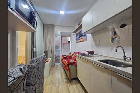 Sala/Cozinha de apartamento para alugar com 1 quarto, 30m² em Amaralina, Salvador
