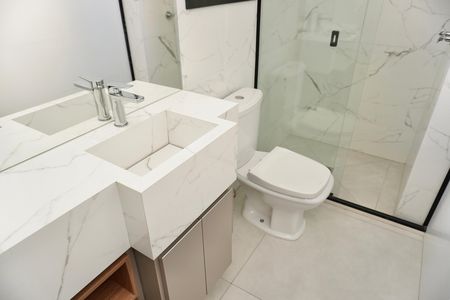 Apartamento para alugar com 58m², 2 quartos e 1 vagaSuíte - Banheiro 