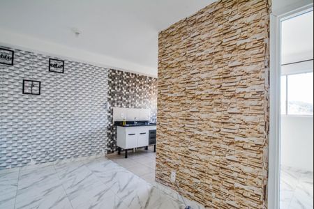 Sala de apartamento para alugar com 2 quartos, 38m² em Vila João Ramalho, Santo André