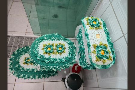 Banheiro Social de casa de condomínio para alugar com 2 quartos, 170m² em Jardim Albertina, Guarulhos