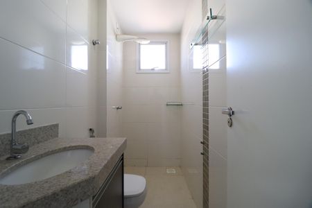 Banheiro Social de apartamento para alugar com 2 quartos, 55m² em Pampulha, Uberlândia