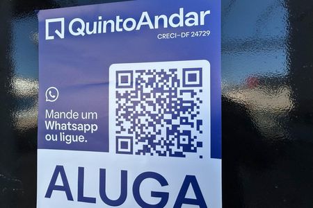 Placa de apartamento para alugar com 1 quarto, 32m² em Q 2, Brasília