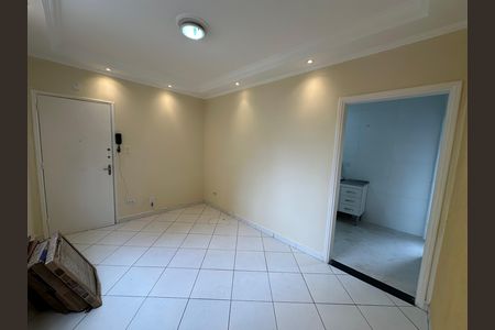 Sala de apartamento para alugar com 1 quarto, 53m² em Boa Vista, São Vicente