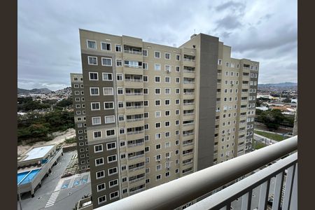 Apartamento para alugar com 41m², 2 quartos e 1 vagaVista da varanda da sala