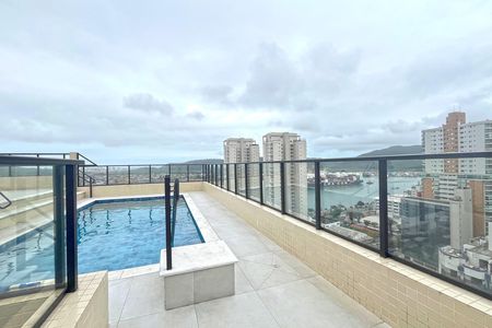 Área comum de apartamento para alugar com 2 quartos, 109m² em Ponta da Praia, Santos