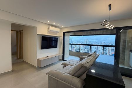 Sala de apartamento para alugar com 2 quartos, 109m² em Ponta da Praia, Santos