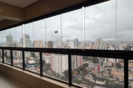 Varanda da Sala de apartamento para alugar com 2 quartos, 109m² em Ponta da Praia, Santos