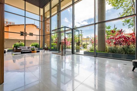 Hall de entrada de apartamento para alugar com 2 quartos, 126m² em Pinheiros, São Paulo