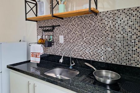 Studio para alugar com 25m², 1 quarto e sem vaga Studio para alugar com 25m², 1 quarto e sem vagaCozinha