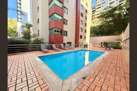 Área comum - Piscina de apartamento à venda com 4 quartos, 180m² em Luxemburgo, Belo Horizonte