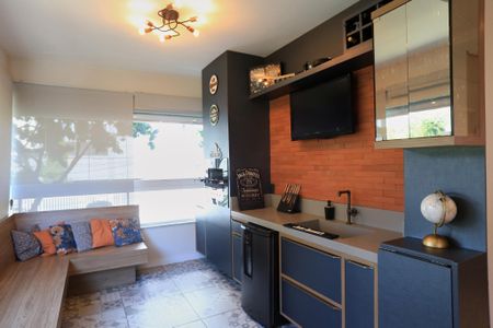 Varanda gourmet de apartamento à venda com 3 quartos, 133m² em Cidade Nova, Belo Horizonte