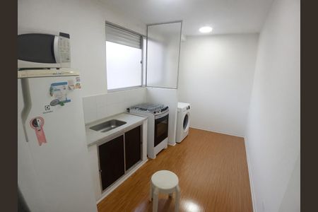 Cozinha de apartamento à venda com 2 quartos, 54m² em Parque Marajoara, Santo André