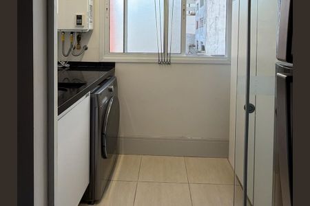 Área de serviço de apartamento à venda com 3 quartos, 85m² em Jardim Bela Vista, Santo André
