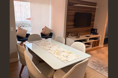 Sala de apartamento à venda com 3 quartos, 85m² em Jardim Bela Vista, Santo André
