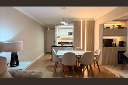 Sala de apartamento à venda com 3 quartos, 85m² em Jardim Bela Vista, Santo André