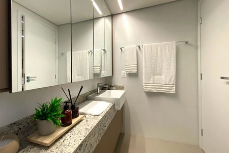 Casa de condomínio à venda com 175m², 3 quartos e 2 vagas Casa de condomínio à venda com 175m², 3 quartos e 2 vagasBanheiro da Suíte 1