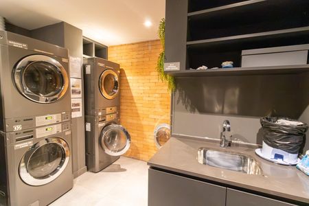 Studio para alugar com 27m², 1 quarto e 1 vagaLavanderia
