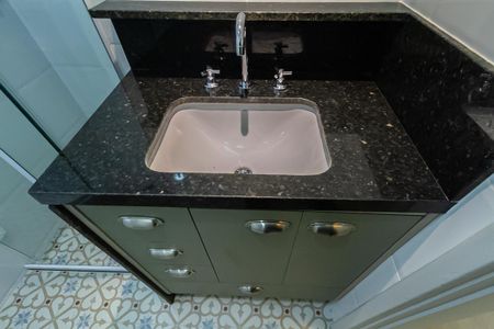 Banheiro de apartamento para alugar com 1 quarto, 43m² em Centro, São Bernardo do Campo