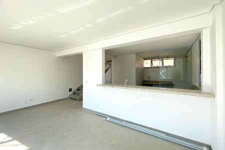 Sala de casa de condomínio à venda com 3 quartos, 175m² em Buritis, Belo Horizonte