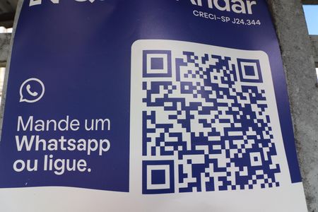 QR CODE  de apartamento para alugar com 2 quartos, 57m² em Bairro Alves, São Bernardo do Campo
