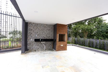 Área comum - Churrasqueira de kitnet/studio para alugar com 1 quarto, 26m² em Cidade Jardim, São Paulo
