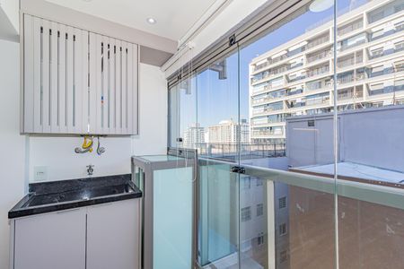 Studio para alugar com 32m², 1 quarto e sem vagaVaranda