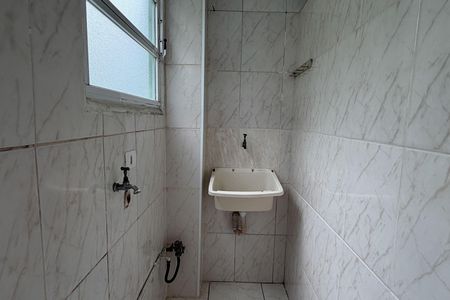 Cozinha e Área de Serviço de apartamento para alugar com 1 quarto, 48m² em José Menino, Santos